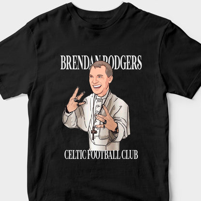 Brendan Rodgers Pope T-Shirt - Main Image